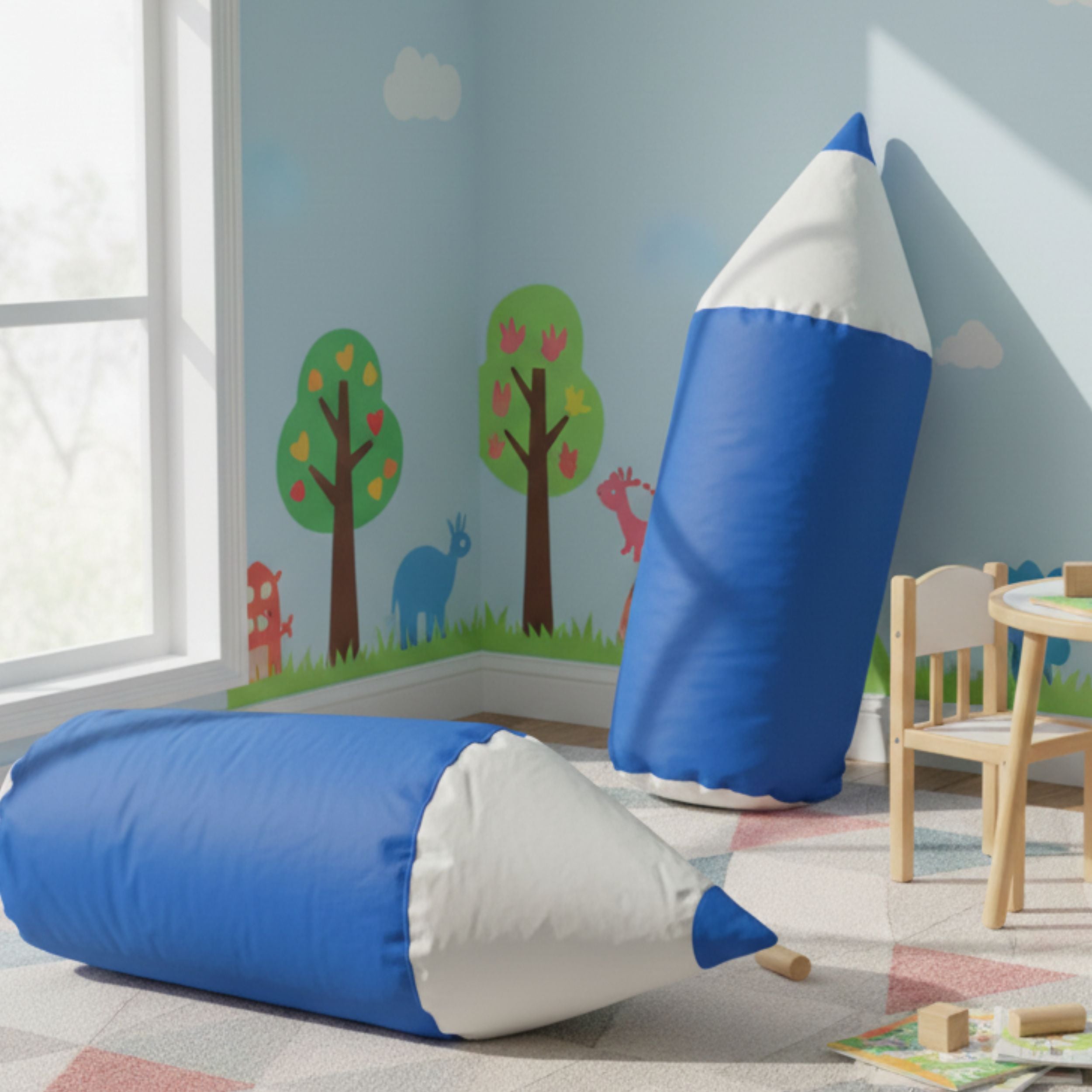 Puff Lápis Infantil - Royal