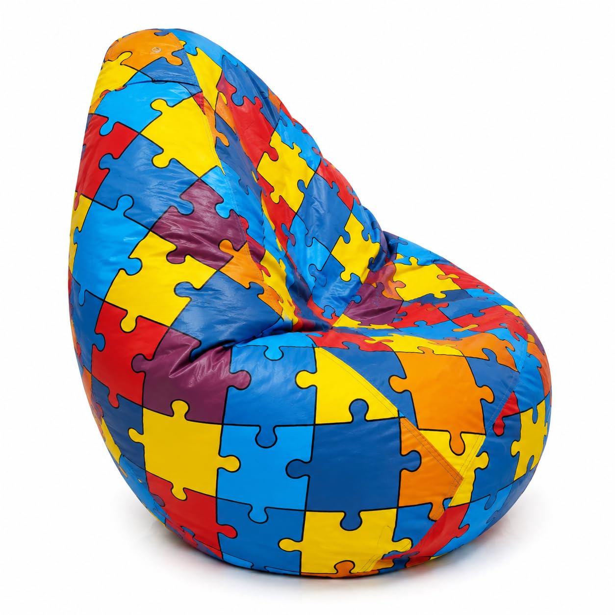 Puff Sensorial Cores do Autismo Fofão Infantil e Adolescente Courino Grande