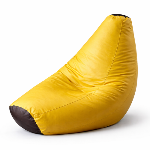 Puff Banana Infantil com Enchimento Courino Premium