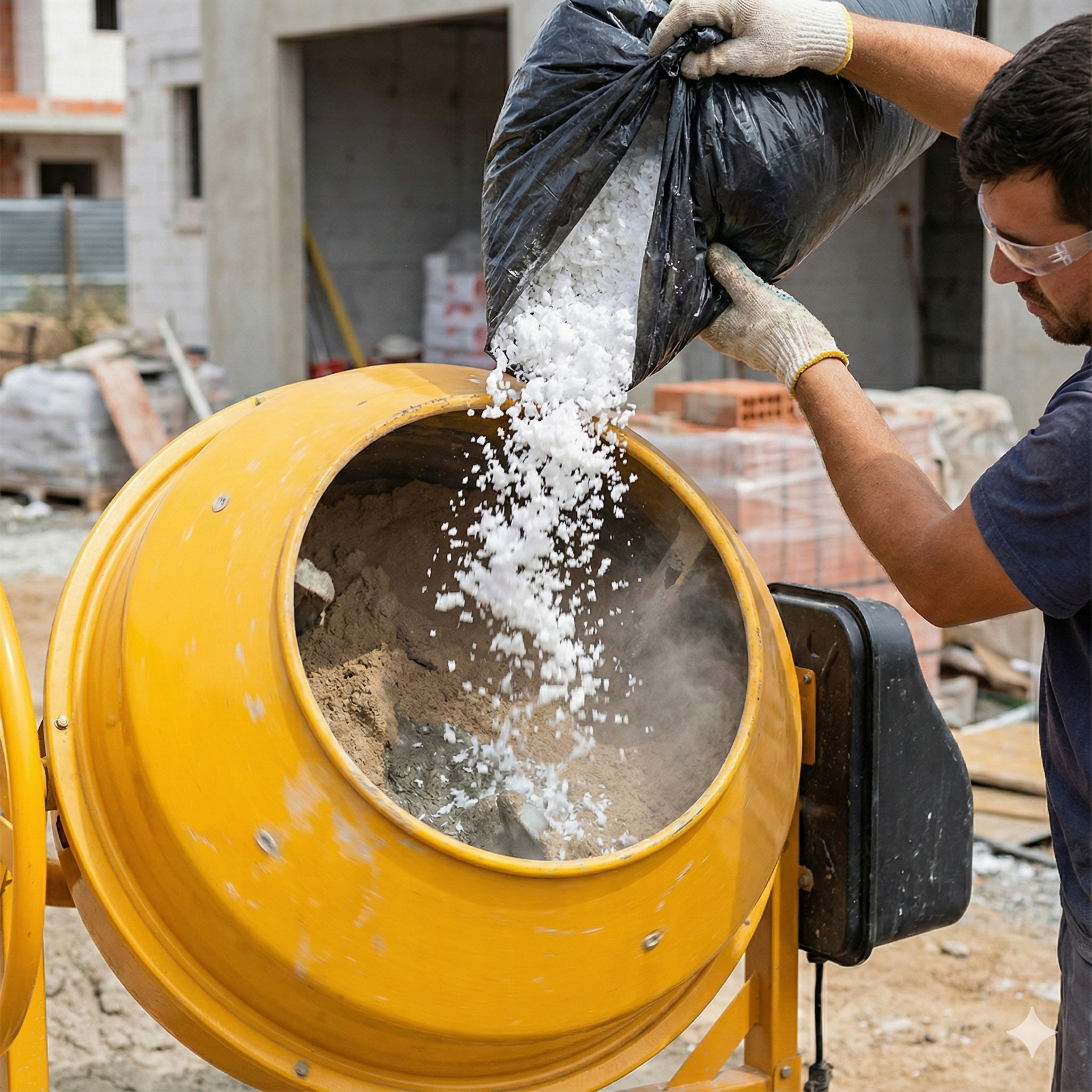 Saco de Isopor Triturado 300 Litros para Enchimento de Puffs, Almofadas e Concreto Leve na Construção Civil