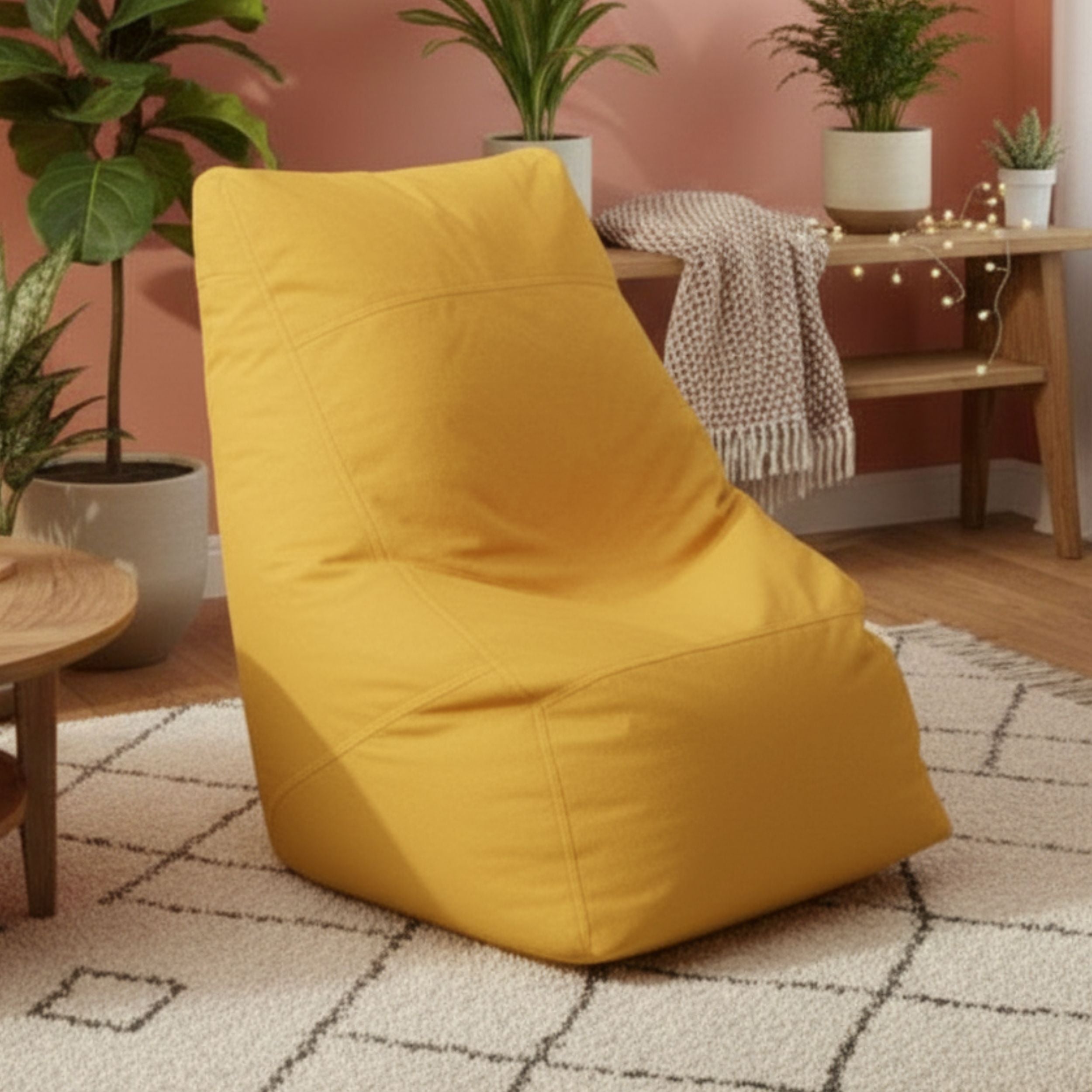 Puff Cadeira Infantil - Yellow